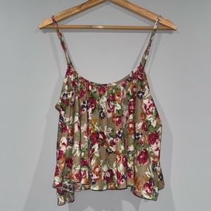 Swell Tank Top Floral Print Size Small